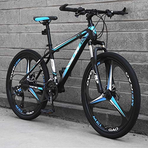 Mountainbike : AISHFP Adult Mountainbike, High-Carbon Stahlrahmen Fahrrad, Motorschlitten Bikes, Doppelscheibenbremse Strand Fahrräder, 24-Zoll-Räder, E, 21 Speed