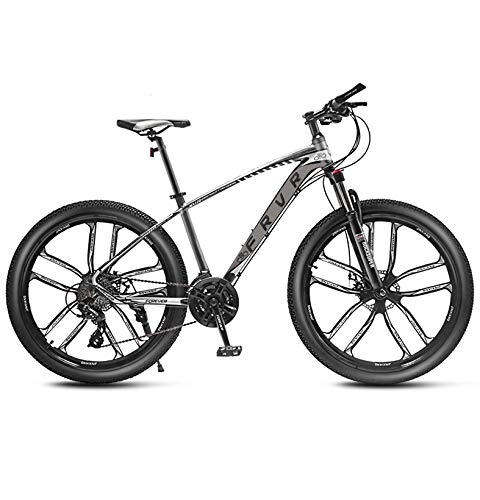 Mountainbike : AP.DISHU 27-Gang Beruf Mountainbike Unisex Fahrräder 27, 5 Zoll Rad Doppelscheibenbremse Federgabel, #c
