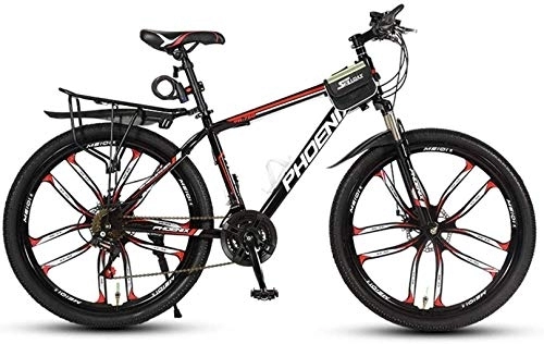 Mountainbike : AYDQC 26-Zoll-Räder, Mountainbike-Fahrrad, Aluminiumlegierungsrahmen, Doppelscheibenbremse, 21 / 24 / 27 / 30 Geschwindigkeit, 10 Cutter Räder 7-10, 30 fengong