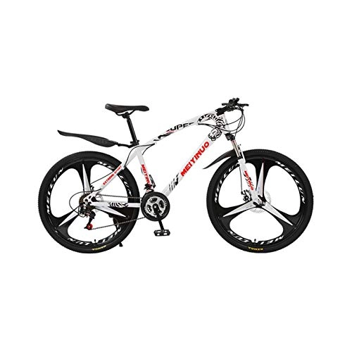 Mountainbike : B-D 26-Zoll-Mountainbike Für Erwachsene, Schneidräder 21-Gang-Fahrradrahmen Aus Kohlenstoffstahl Im Freien Sportfahrrad-Heimtrainer, Hardtail, A
