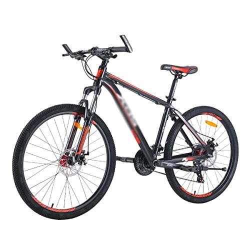 Mountainbike : BaiHogi Profi-Rennrad, 26" Rad Dual-Suspension Mountain Bike for Männer Frau Erwachsene und Jugendliche Aluminium Rahmen 24 Speed ​​mit mechanischer Scheibenbremse / BlackRed