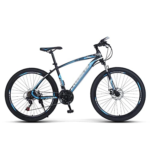 Mountainbike : BaiHogi Profi-Rennrad, Erwachsene Mountain Bike, 26-Zoll-Räder, Carbon-Stahlrahmen, Doppelscheibenbremsen, abschließbare Federung, mehr Farben / Weiß / 24 Geschwindigkeit