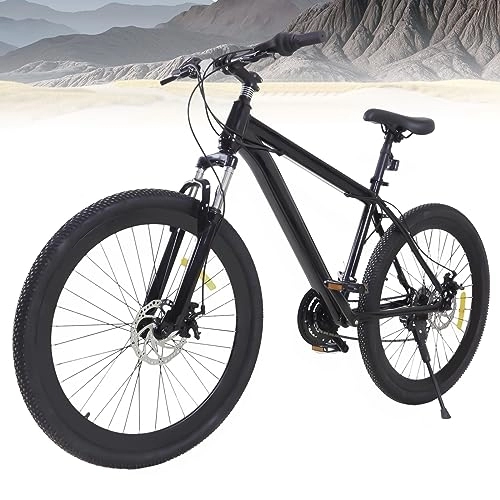 Mountainbike : banborba 26 Zoll Premium Mountainbike, 21 Gang Erwachsene MTB Fahrräder, Hochkohlenstoffstahl Doppelscheibenbremse Fahrrad, Perfekt für Männer und Frauen, Tragfähigkeit bis zu 150 kg, Schwarz