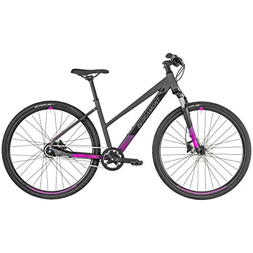 Mountainbike : Bergamont Helix N8 Damen Cross Trekking Fahrrad grau / schwarz 2019: Gre: 52cm (170-180cm)