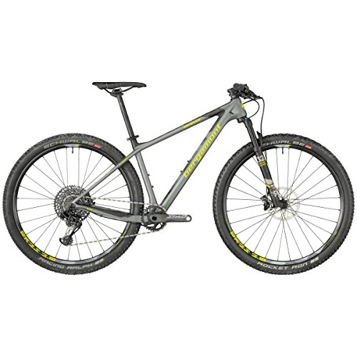 Mountainbike : Bergamont Revox Ultra 29'' Carbon MTB grau / gelb 2018: Größe: L (176-183cm)