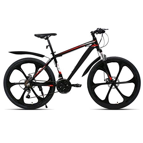 Mountainbike : berglink 26 Zoll 21-Gang-Aluminiumlegierung-Fahrrad, doppelte Scheibenbremse, Mountainbike, Fahrrad, orangefarbenes Speichenrad