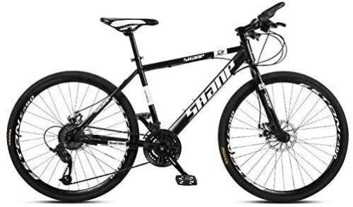 Mountainbike : Bicycle Fahrraderwachsene Mountainbike, Off-Road-Bike, mit variabler Drehzahl Positionierung, High-carbon Stahlrahmen, Fahrrad, Doppelscheibenbremshebel Entwurf, Multifunktions-Fahrrad, 26-Zoll-Defekt