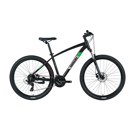 Mountainbike : Bisan MTX 7200 Mountainbike mit 26"-Zoll-Rädern, 27, 5"-Zoll-Rädern, 29"-Zoll-Rädern, für Erwachsene / Männer / Frauen, mehrere Farben, Aluminiumrahmen, Doppelstock, einfach zu montieren (26", Gelb)