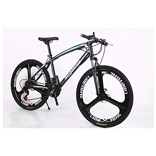Mountainbike : Chenbz Outdoor-Sport 26" Mountain Fahrrad mit Federgabel 2130 Geschwindigkeiten Mountain Bike mit Scheibenbremse, Leicht HighCarbon Stahlrahmen (Color : Grey, Size : 30 Speed)