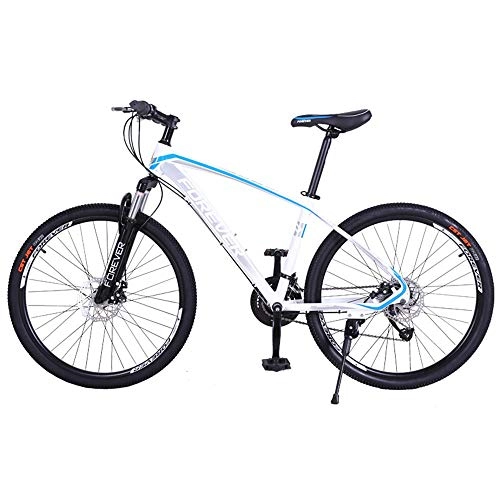 Mountainbike : CHEZI Light bicycleMountainbike Fahrrad Aluminiumrahmen Stoßdämpfer Doppelscheibenbremse Student Erwachsene Männlichen und Weiblichen Fahrrad 24 Geschwindigkeit 26 Zoll