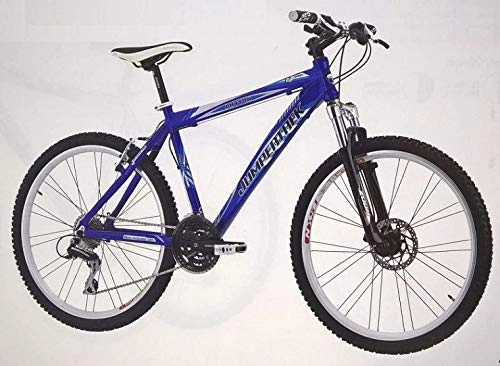 Mountainbike : CINZIA Fahrrad Fahrrad Phyton 26 Zoll Aluminium ACACHE 24V Blau