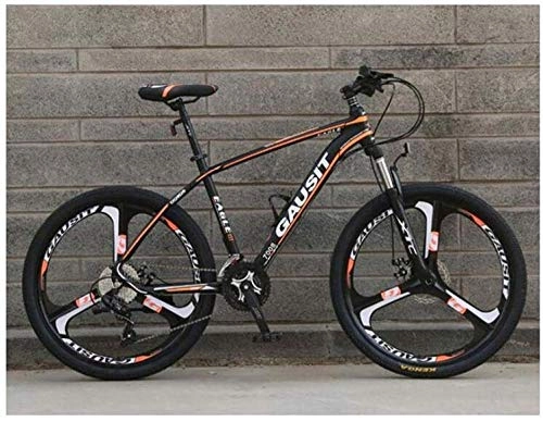 Mountainbike : Cityrder Mountainbikes Harte Mountainbike Boy Ravine Bike Doppelscheibenbremsen Aluminiumlegierung Frams Rennrad (Farbe: Orange Gre: 30 Geschwindigkeit) -27_Speed_Orange