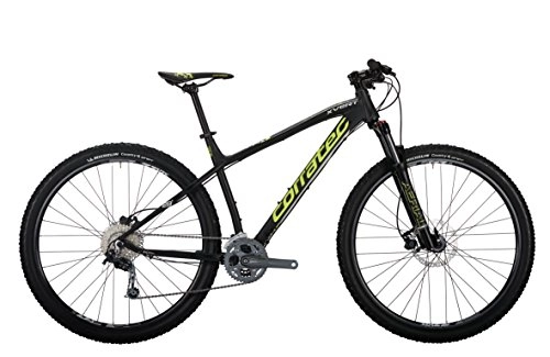 Mountainbike : Corratec X Vert 29 Expert Fahrrad, Schwarz matt / Neon Gelb / Weiß, 44