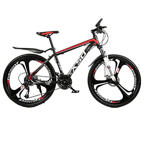 Mountainbike : Cross-Country-Bikes mit Dreistift-Reifen und Mountainbikes (24 / 26 Zoll 21 / 24 / 27-Gang weiß und blau; schwarz-weiß; schwarz-rot; schwarz-blau) 130 * 20 * 74cm