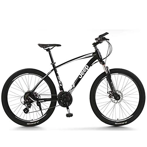Mountainbike : DULPLAY Mountainbikes, Unisex 24 Geschwindigkeit Shock Dual Disc Bremsen Erwachsene Fahrrad, Luxus Rennrad Fetter Reifen Aluminiumrahmen C 27.5zoll (170-190cm)