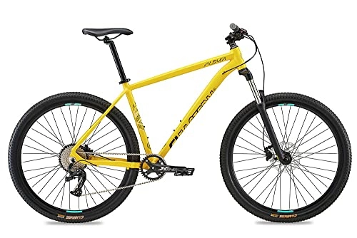 Mountainbike : Eastern Bikes Alpaka 29 Zoll Mountainbike für Erwachsene, Legierung, Gelb, Größe M