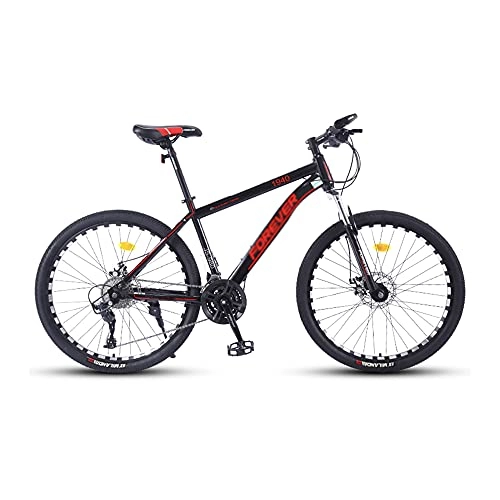 Mountainbike : Fahrrad, 26"Mountainbike, Offroad-Fahrrad mit 27 GäNgen, Verstellbarem Sitz und Rahmen aus Kohlenstoffhaltigem Stahl, FüR Erwachsene, Doppelscheibenbremse / A / 170x98cm