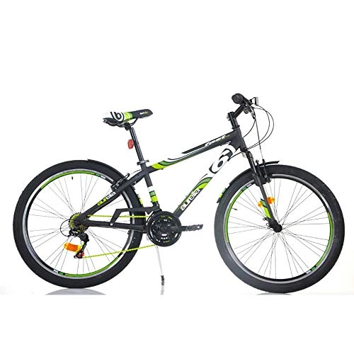 Mountainbike : Fahrrad Mountain Bike MTB Jungen 26 H39 cm Fast Boy 1025bs Aurelia schwarz