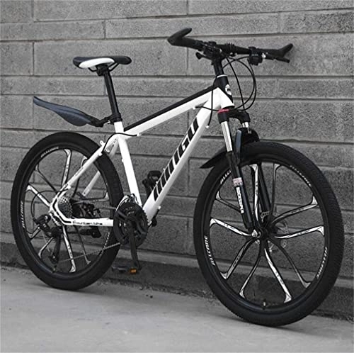 Mountainbike : Fahrrad, Mountainbike for Erwachsene City Road Bicycle - Commuter City Hardtail Bike Unisex (Color : White, Size : 27 Speed)
