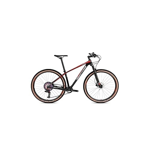 Mountainbike : Fahrräder für Erwachsene 2.0 Carbon Fiber Off-Road Mountain Bike Speed 29 Zoll Mountain Bike Carbon Bicycle Carbon Bike Frame Bike (Color : C, Size : 29x19inch)