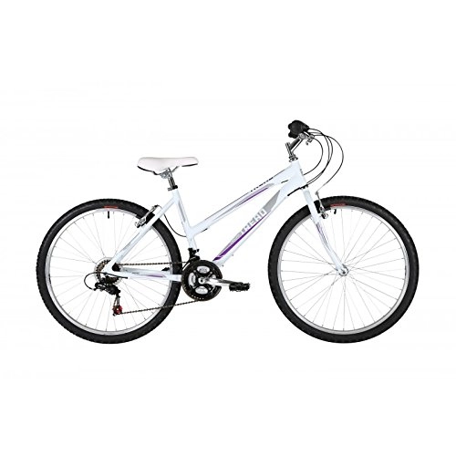 Mountainbike : Freespirit Tread mountain bike Ladies white / purple Ladies 17" top tube 26" wheel