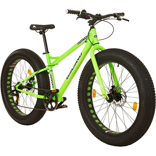 Mountainbike : Galano 26 Zoll Fatman 4.0 Zoll Fat TYRE Fatbike, Farbe:neon grün