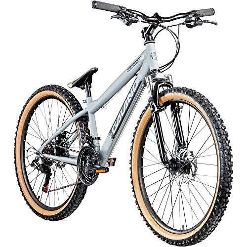 Mountainbike : Galano Dirtbike 26 Zoll MTB G600 Mountainbike Fahrrad 18 Gang Dirt Bike Rad (Silbergrau / schwarz, 33 cm)
