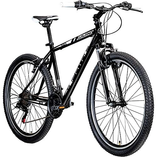 Mountainbike : Galano Mountainbike Hardtail 26 Zoll Path MTB Fahrrad 21 Gang Mountain Bike 26" (schwarz / weiß, 46 cm)