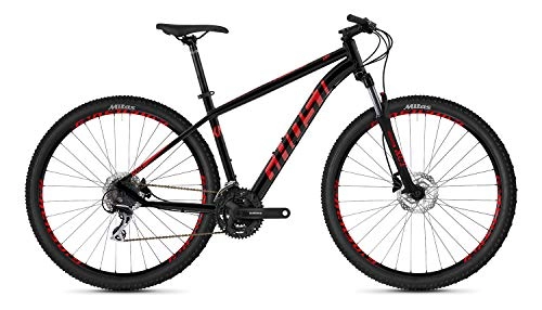 Mountainbike : Ghost Kato 2.9 AL U 29R Mountain Bike 2020 (S / 42cm, Jet Black / Riot Red)
