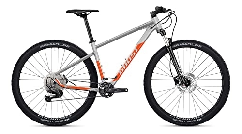 Mountainbike : Ghost Kato Advanced 29R Mountain Bike 2022 (S / 40cm, Light Grey / Dark Orange - Matt / Glossy)
