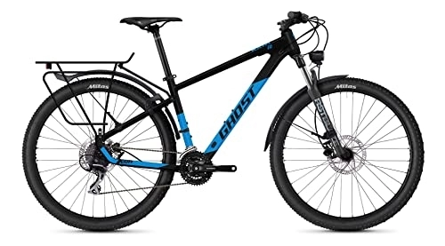 Mountainbike : Ghost Kato EQ 27.5R Mountain Bike 2022 (M / 44cm, Black / Bright Blue - Matt)