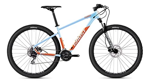 Mountainbike : Ghost Kato Essential 29R Mountain Bike 2022 (L / 48cm, Baby Blue Pearl / Dark Orange - Glossy)