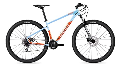 Mountainbike : Ghost Kato Essential 29R Mountain Bike 2022 (XL / 52cm, Baby Blue Pearl / Dark Orange - Glossy)