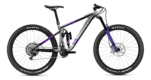 Mountainbike : Ghost Riot Enduro AL Full Party Fullsuspension Mountain Bike 2021 (29" L / 46.5cm, Silver / Purple)
