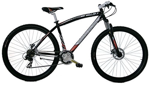 Mountainbike : Girardengo Fahrrad Btt Steel MTB Suspension Del. schwarz / grau