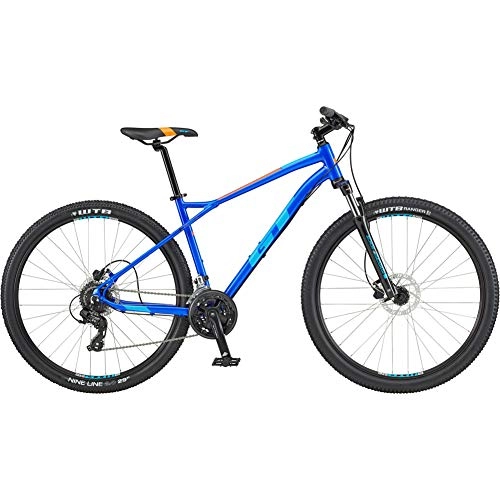 Mountainbike : GT Aggressor Expert Fahrrad, Erwachsene, Unisex, Blau (blau), M