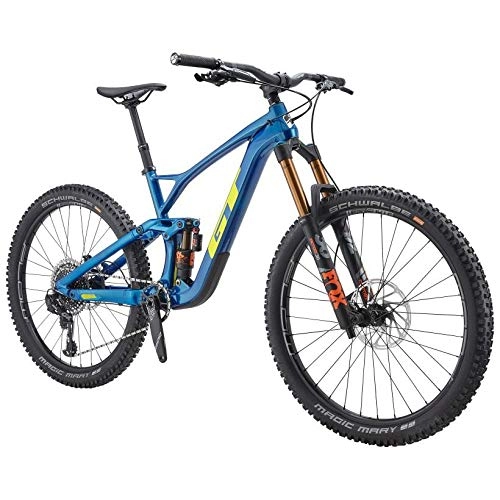 Mountainbike : GT Force Carbon Pro Fahrrad, Erwachsene, Unisex, Mehrfarbig (Gloss Team Blue-Ye), M