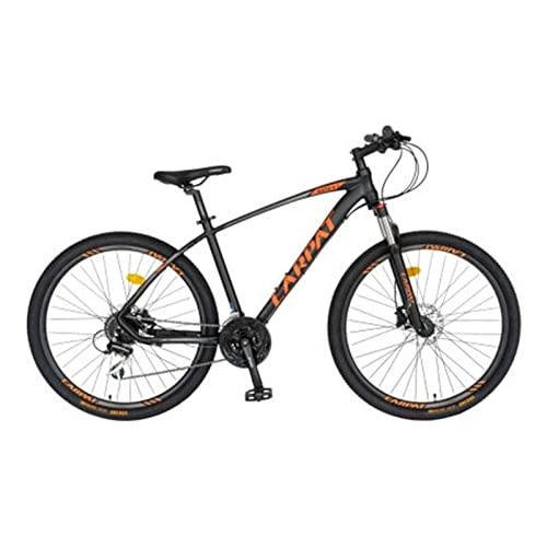 Mountainbike : HGXC Mountainbike mit Federgabel, Aluminiumrahmen, hydraulische Scheibenbremse, 27, 5-Zoll-Räder für Männer, Frauen, Jugendliche, Erwachsene (Color : Orange)