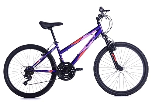 Mountainbike : Huffy Mädchen Purple Stone Mountain Mountainbike, 61 cm (24 Zoll), 21 SPD, Violett