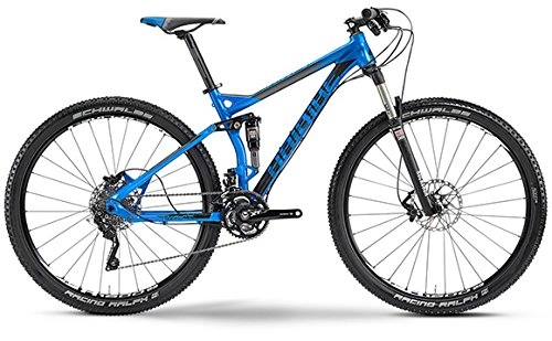 Mountainbike : Impact RC Haibike 29" 2014 MTB Fully Hai Bike blau / schwarz / grau (Rahmenhöhe 48)
