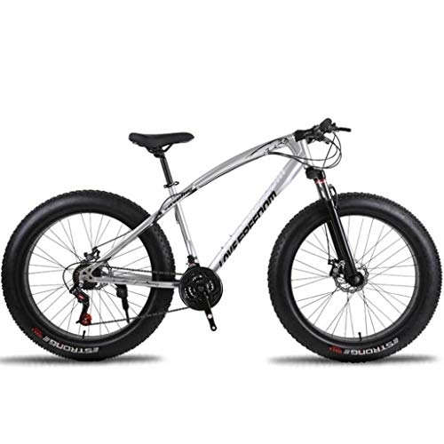 Mountainbike : JLRTY Mountainbike Fahrrad 26 Zoll Mountainbikes 21 / 24 / 27 Geschwindigkeiten Leichtes Aluminium Rahmen Fully Scheibenbremse Speichenrad (Size : 24speed)
