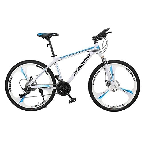 Mountainbike : JLRTY Mountainbike Mountainbike, Aluminium Rahmen, Männer / Frauen 26 Zoll Mag-Rad, Doppelscheibenbremse Und Vorderradaufhängung (Color : White, Size : 30 Speed)