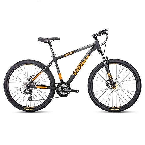 Mountainbike : Kays Mountainbike MTB 26 Zoll Männer / Frauen Rad Fahrräder, Ligntweight Aluminiumlegierung, Gabel Dual-Front-Bremsscheibe, 24 Geschwindigkeits (Color : Orange)