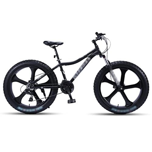 Mountainbike : KDHX Mountainbike 24 Zoll 27-Gang-Geländereifen Kohlenstoffstahl Doppelscheibenbremsen Mehrere Farben für Erwachsenenfahrrad-Outdoor-Sportarten (Color : Black)