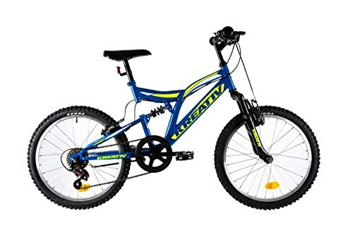Mountainbike : Kreativ K 2041 20 Zoll 36 cm Jungen 5G Felgenbremse Blau