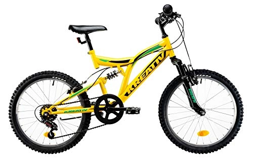 Mountainbike : Kreativ K 2041 20 Zoll 36 cm Jungen 5G Felgenbremse Gelb