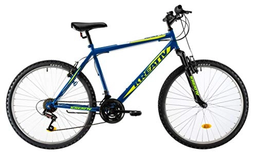 Mountainbike : Kreativ K 2603 26 Zoll 46 cm Jungen 18G Felgenbremse Blau