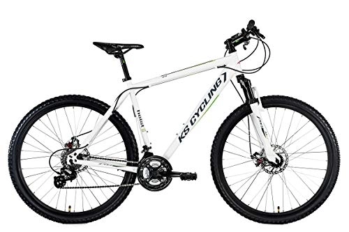 Mountainbike : KS Cycling Fahrrad Mountainbike Hardtail MTB Heist, Weiß, 27.5 Zoll