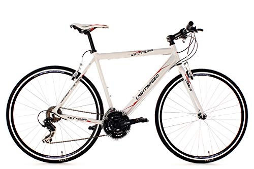 Mountainbike : KS Cycling Fitnessbike 28'' Lightspeed weiß Alu-Rahmen RH 54 cm