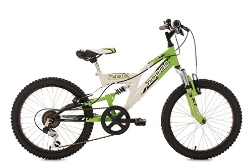 Mountainbike : KS Cycling Kinderfahrrad Mountainbike Fully 20“ Zodiac grün-weiß RH 31 cm